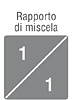 rapporto miscela 1 1