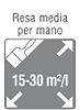 resa media mano 15 30 m2 l