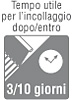 tempo incollaggio 3 10 giorni